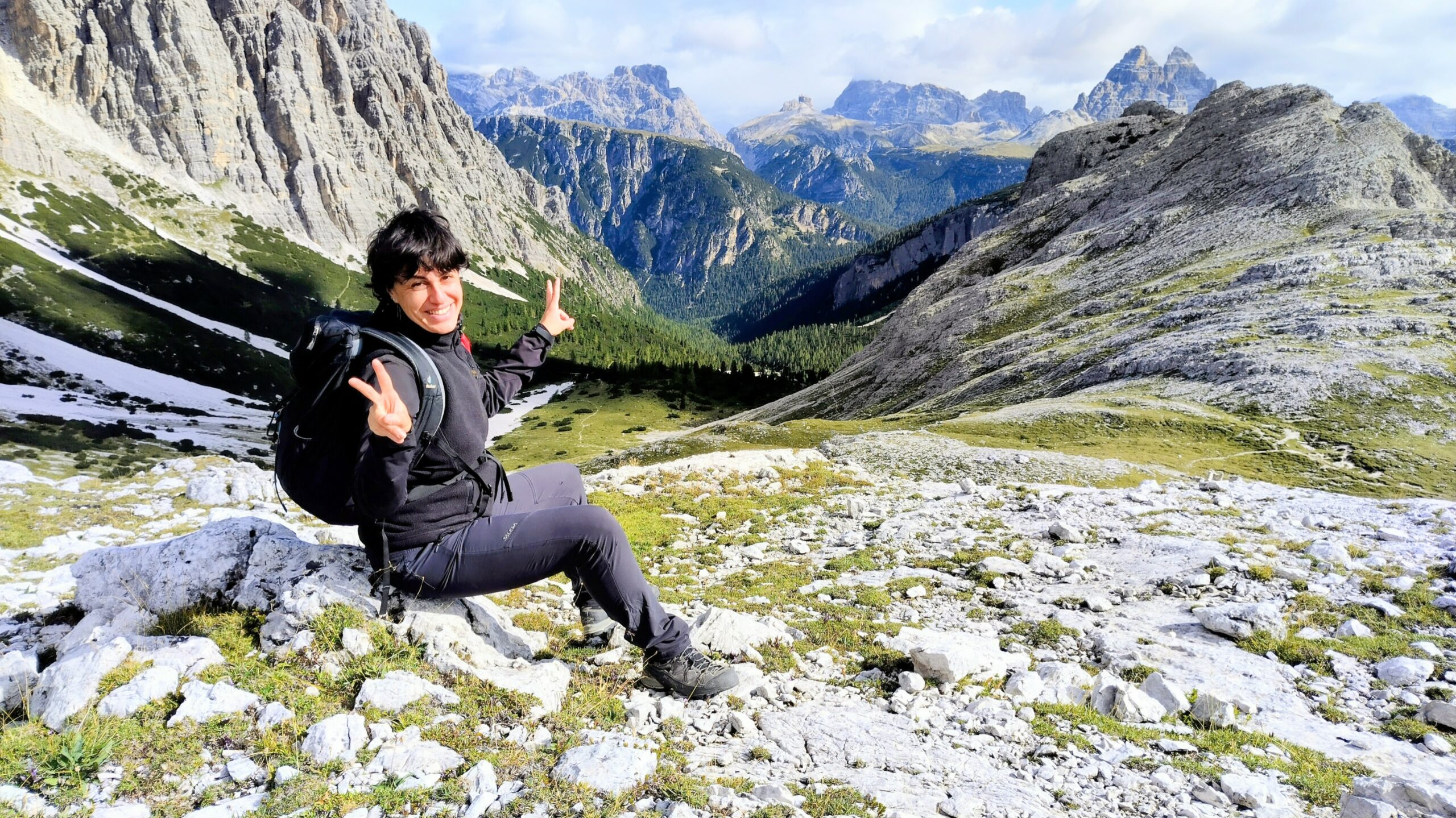 L’anello della Val Popena da Misurina e l’incontro con la “leggenda” Gianni Pais Becher